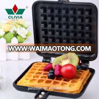 non-stick Cast Aluminum Stovetop Belgium Waffle Iron